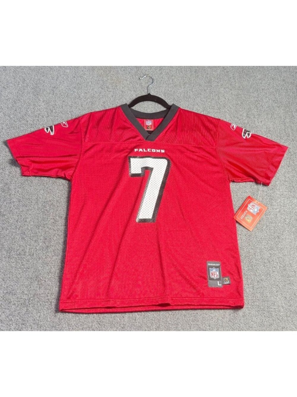 Reebok NFL Atlanta Falcons Michael Vick #7 Jersey Red Size Youth L New With Tags
